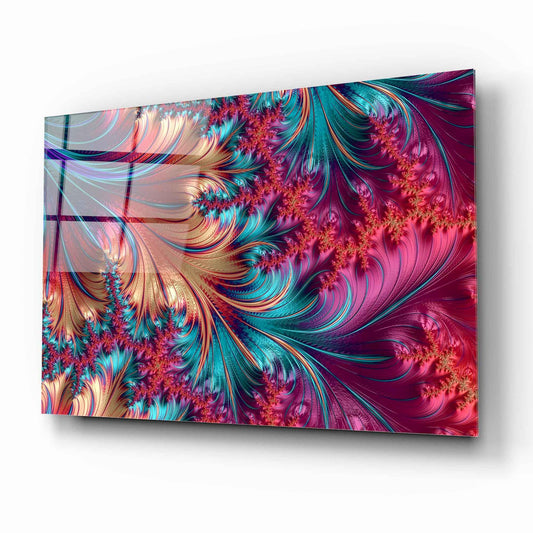 Abstract Multicolor Glass Wall Art - LUXARTDECO