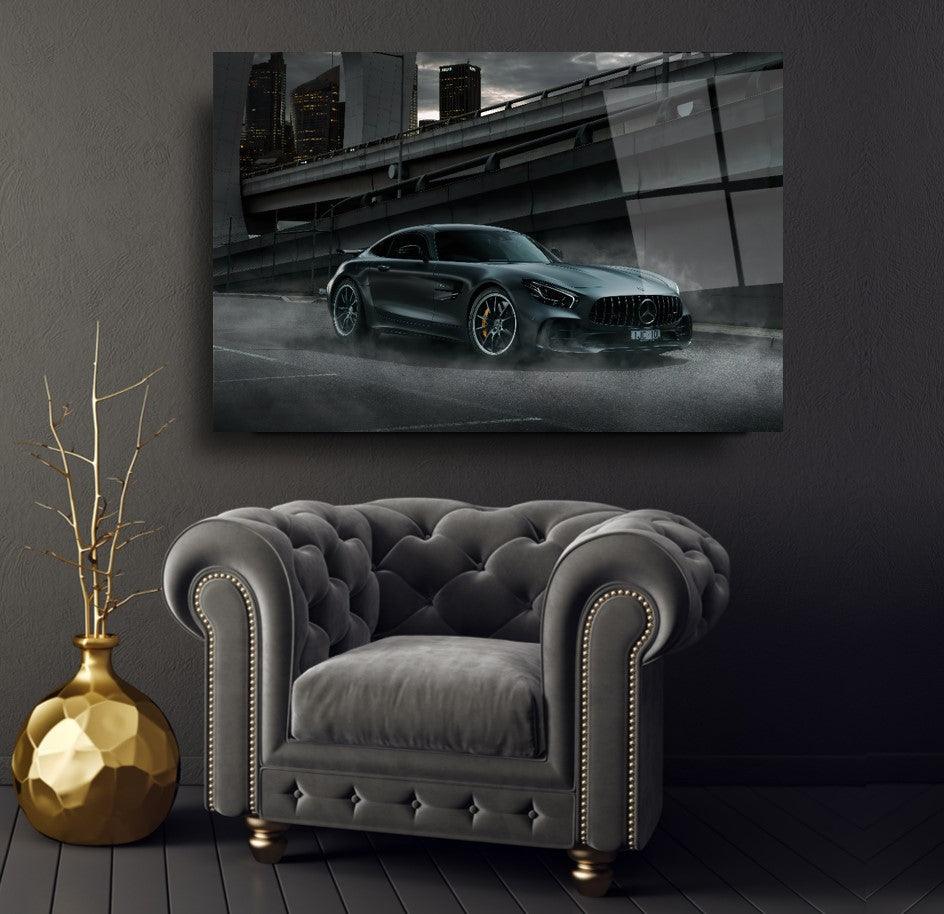 Mercedes-AMG GT R Glass Wall Art