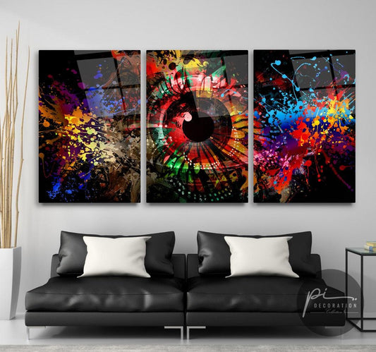 Colorful Eye Glass Wall Art