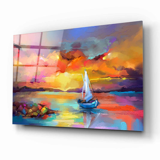 Colorful Sea Glass Wall Art - LUXARTDECO