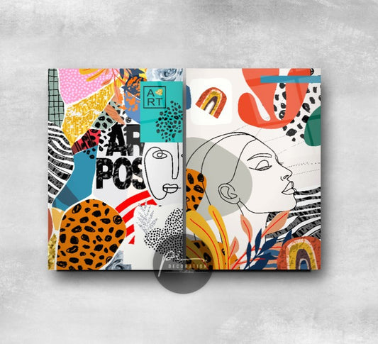 Pop Art Glass Wall Art