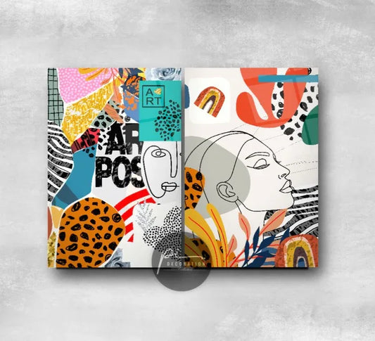 Pop Art Glass Wall Art - LUXARTDECO