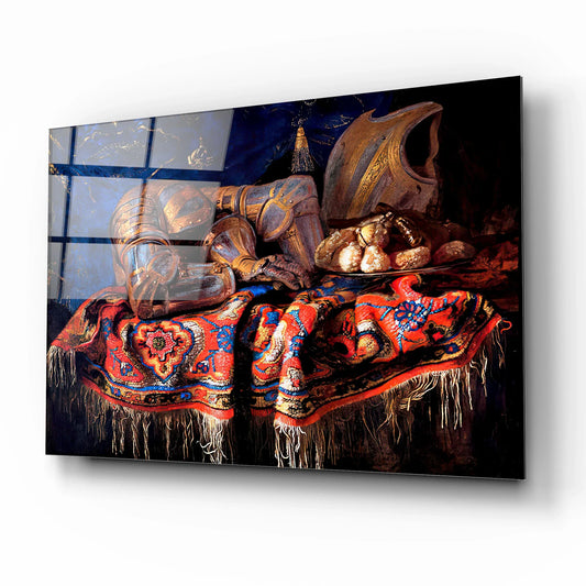Retro Theme Glass Wall Art - LUXARTDECO