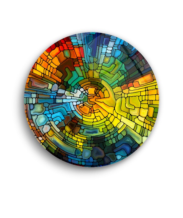 Rainbow Glass Wall Art