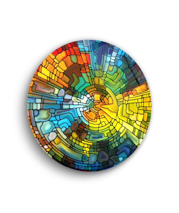 Rainbow Glass Wall Art