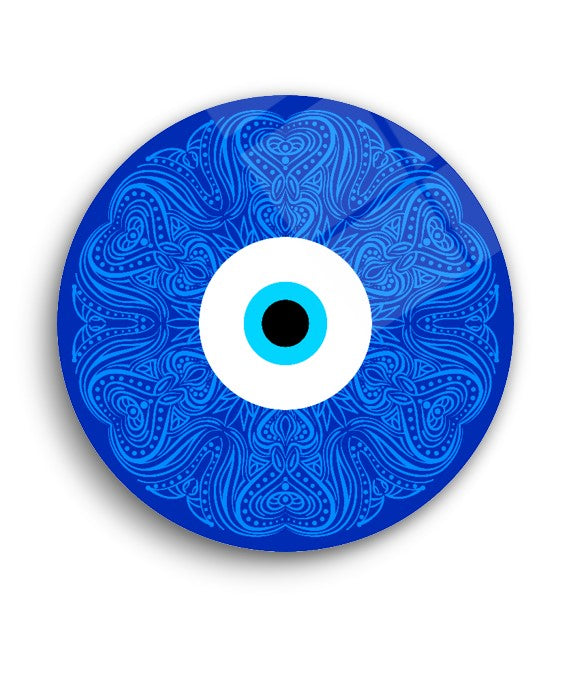 Evil Eye Glass Wall Art