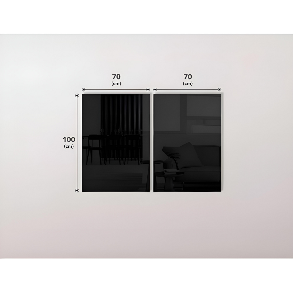 Abstract Glass Wall Art