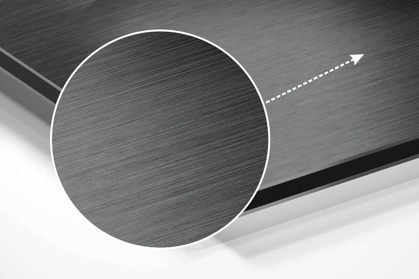 Brushed Aluminium Dibond Wall Art