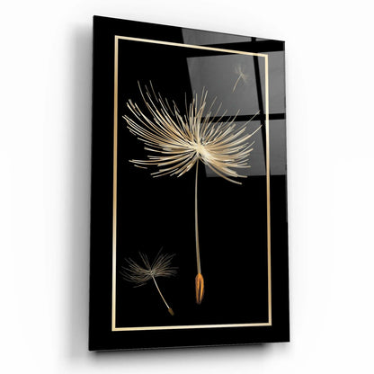 Dandelion Glass Wall Art - LUXARTDECO