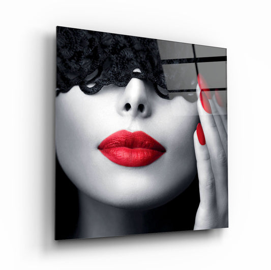 The Charm of Red Glass Wall Art