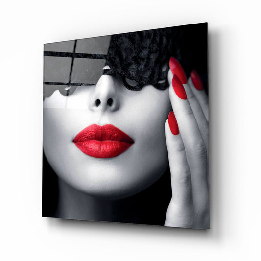 The Charm of Red Glass Wall Art