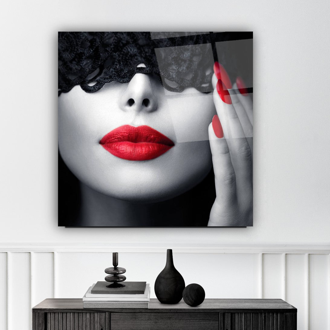 The Charm of Red Glass Wall Art