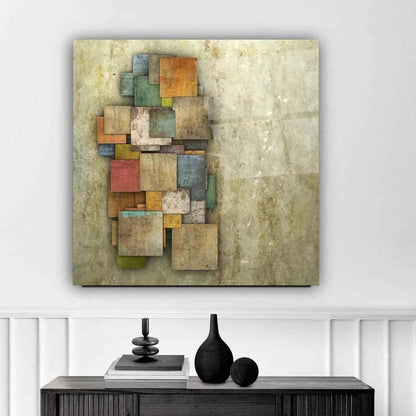 Colorful Abstract Glass Wall Art