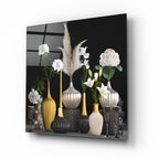 Quadro in vetro Vasi in argento e oro