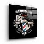 Barbershop Glass Wall Art