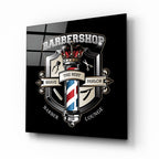 Barbershop Glass Wall Art
