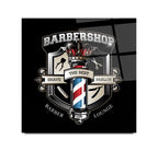 Barbershop Glass Wall Art