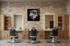 Barbershop Glass Wall Art - LUXARTDECO