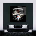 Barbershop Glass Wall Art