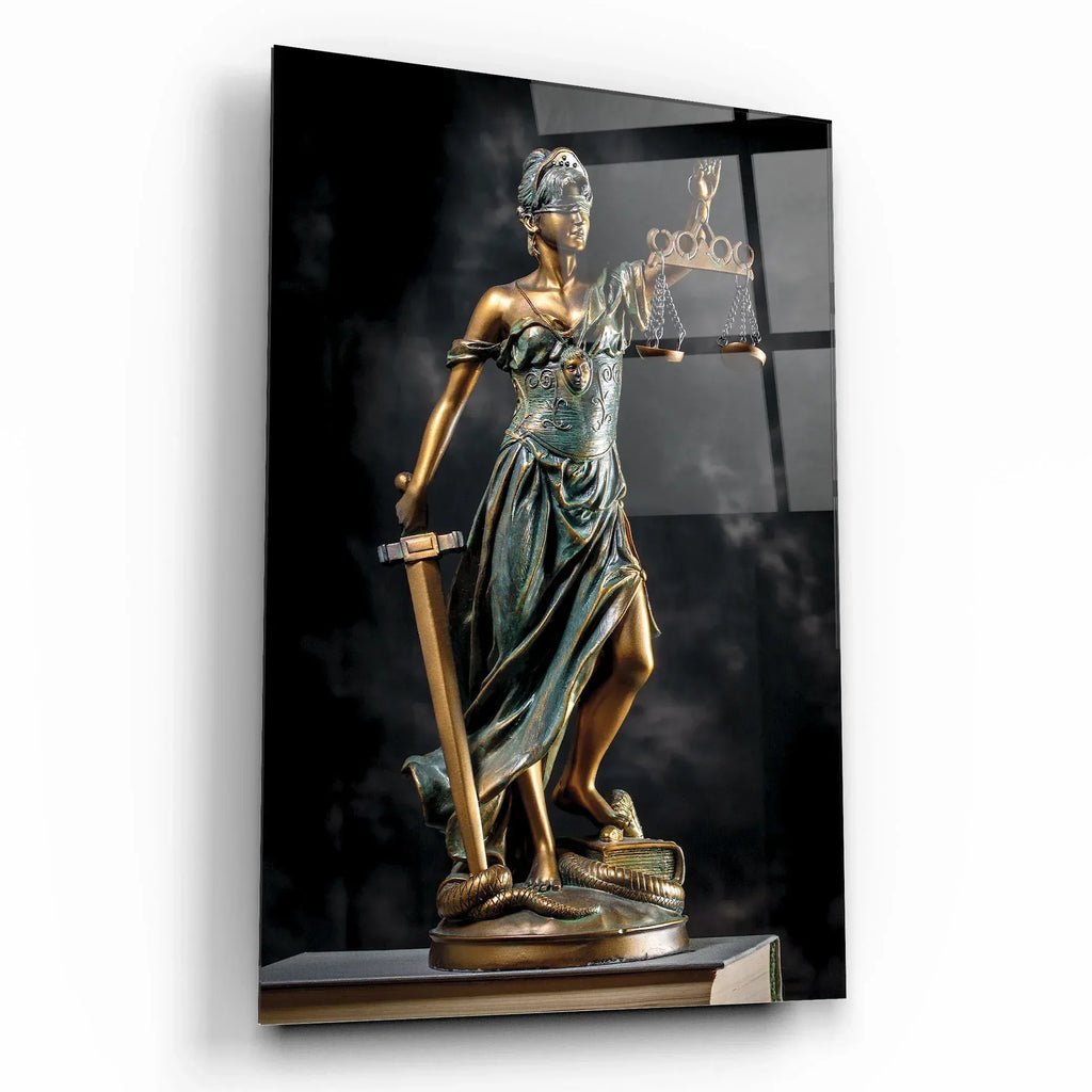Themis Glass Wall Art - LUXARTDECO