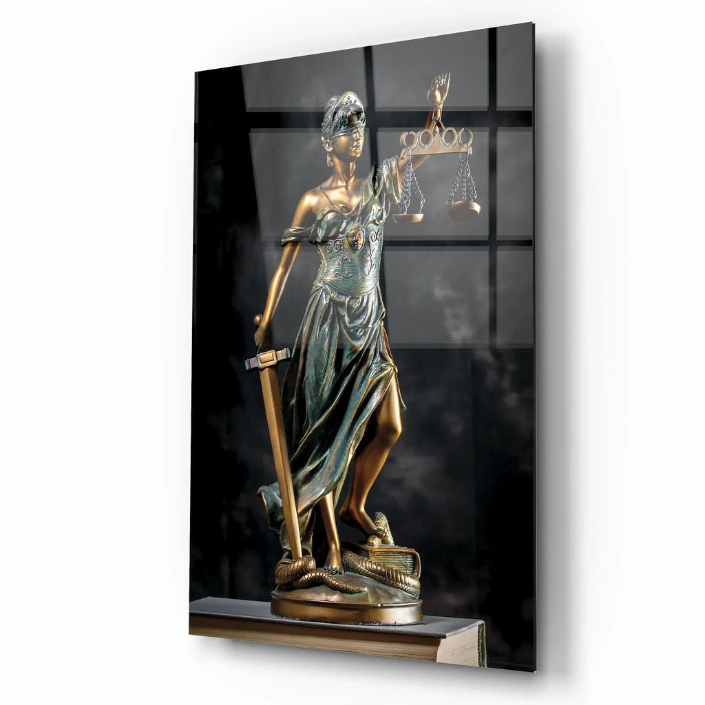 Themis Glass Wall Art - LUXARTDECO