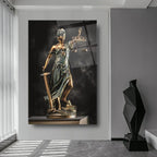 Themis Glass Wall Art - LUXARTDECO