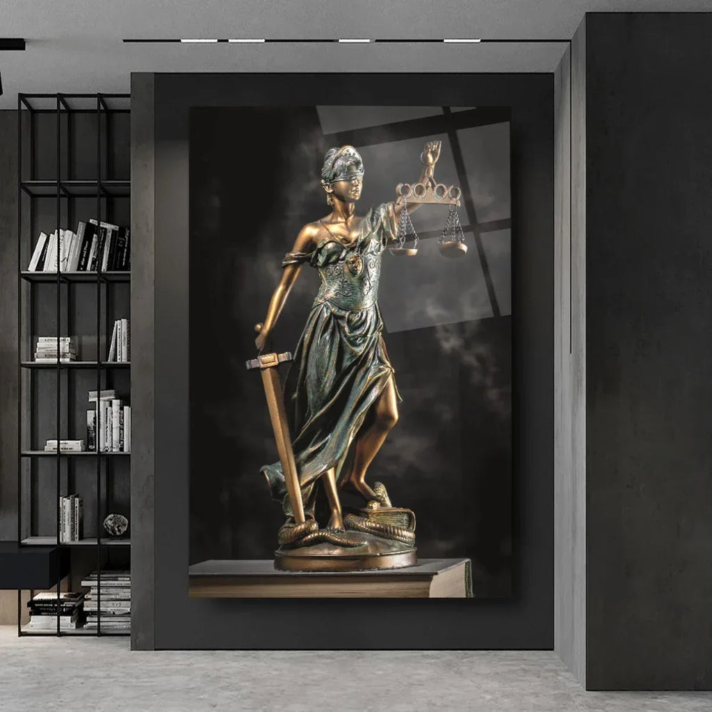 Themis Glass Wall Art - LUXARTDECO