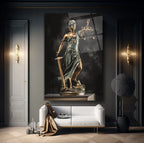 Themis Glass Wall Art - LUXARTDECO