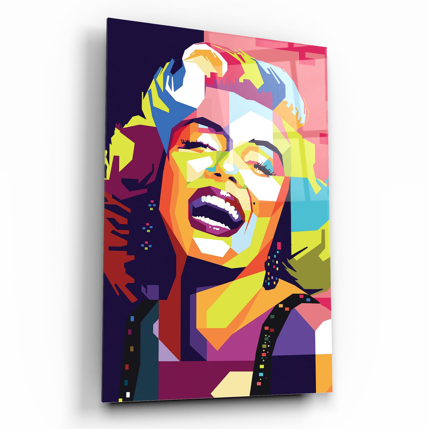 Marilyn Monroe Quadro in Vetro Temperato