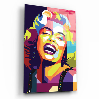 Marilyn Monroe Glass Wall Art