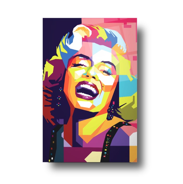 Marilyn Monroe Quadro in Vetro Temperato