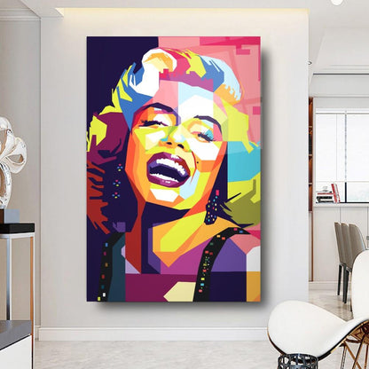 Marilyn Monroe Glass Wall Art