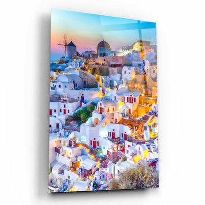 Greece Glas Wall Art - LUXARTDECO