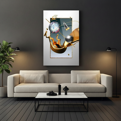 Rêve Tableau en Verre Trempé