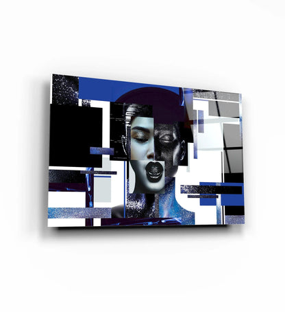 Fantasy Woman Glass Wall Art - LUXARTDECO