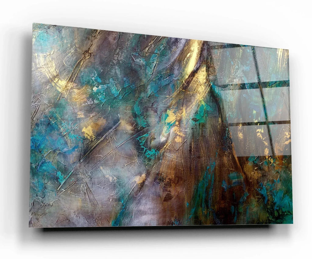 Abstract Glass Wall Art - LUXARTDECO