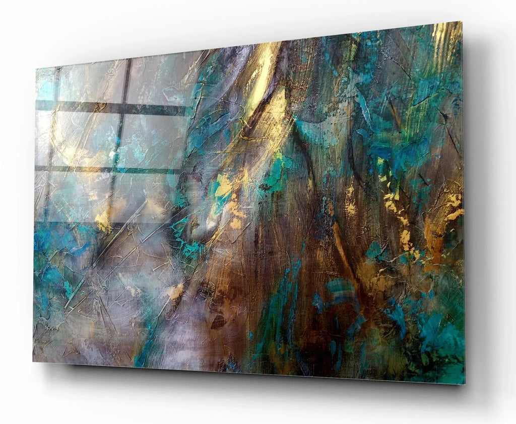 Abstract Glass Wall Art - LUXARTDECO