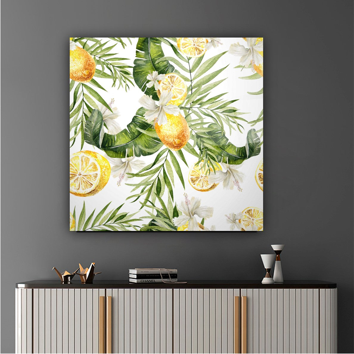 Lemon Glass Wall Art