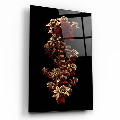 Arte del Cranio Quadro in Vetro Temperato