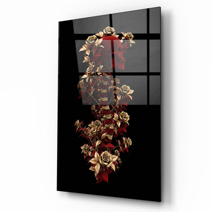 Arte del Cranio Quadro in Vetro Temperato