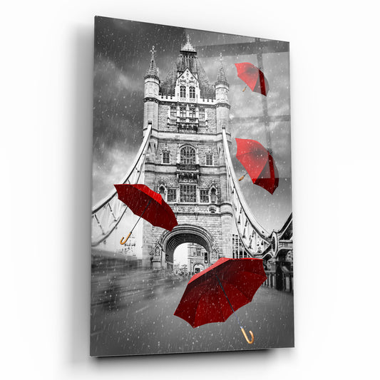 London Bridge Glass Wall Art