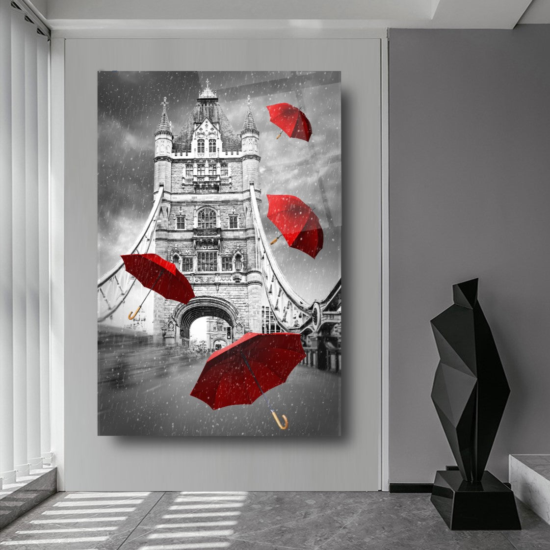 London Bridge Tableau en Verre Trempé