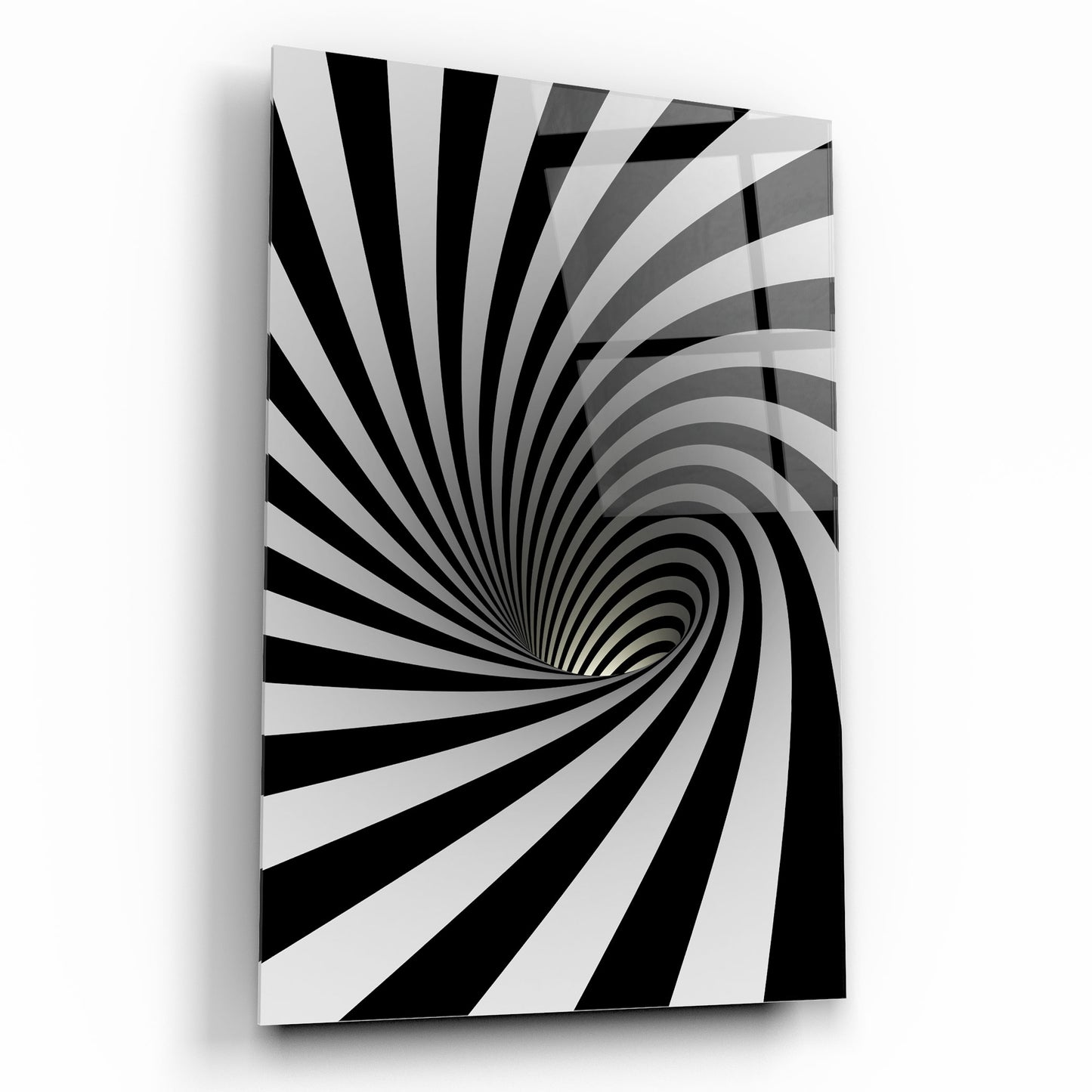 Spiral Tableau en Verre Trempé