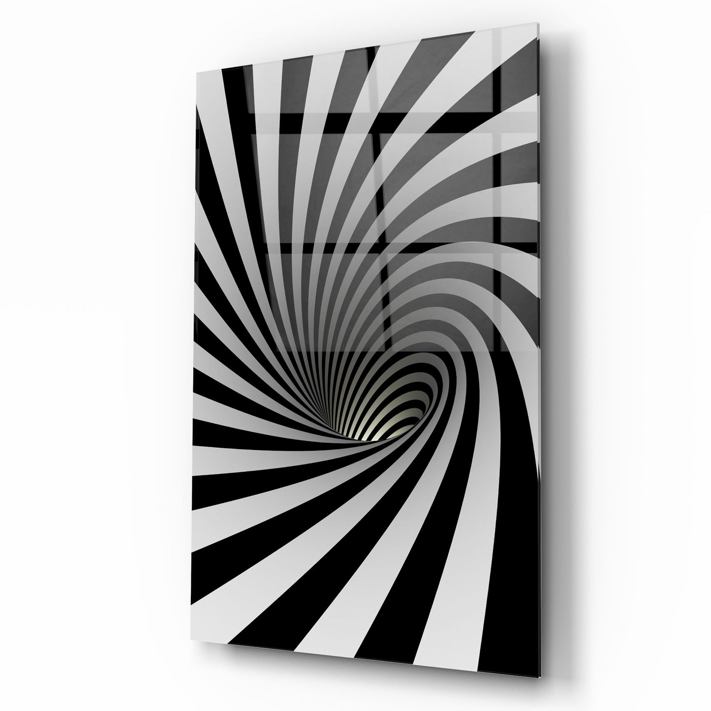 Spiral Tableau en Verre Trempé