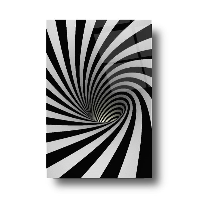 Spiral Tableau en Verre Trempé