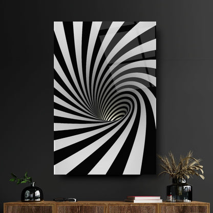 Spiral Tableau en Verre Trempé