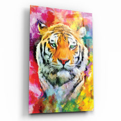 Tiger Glass Wall Art