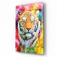 Tiger Glass Wall Art