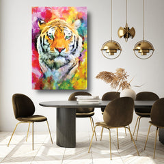 Tiger Glass Wall Art
