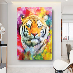 Tiger Glass Wall Art